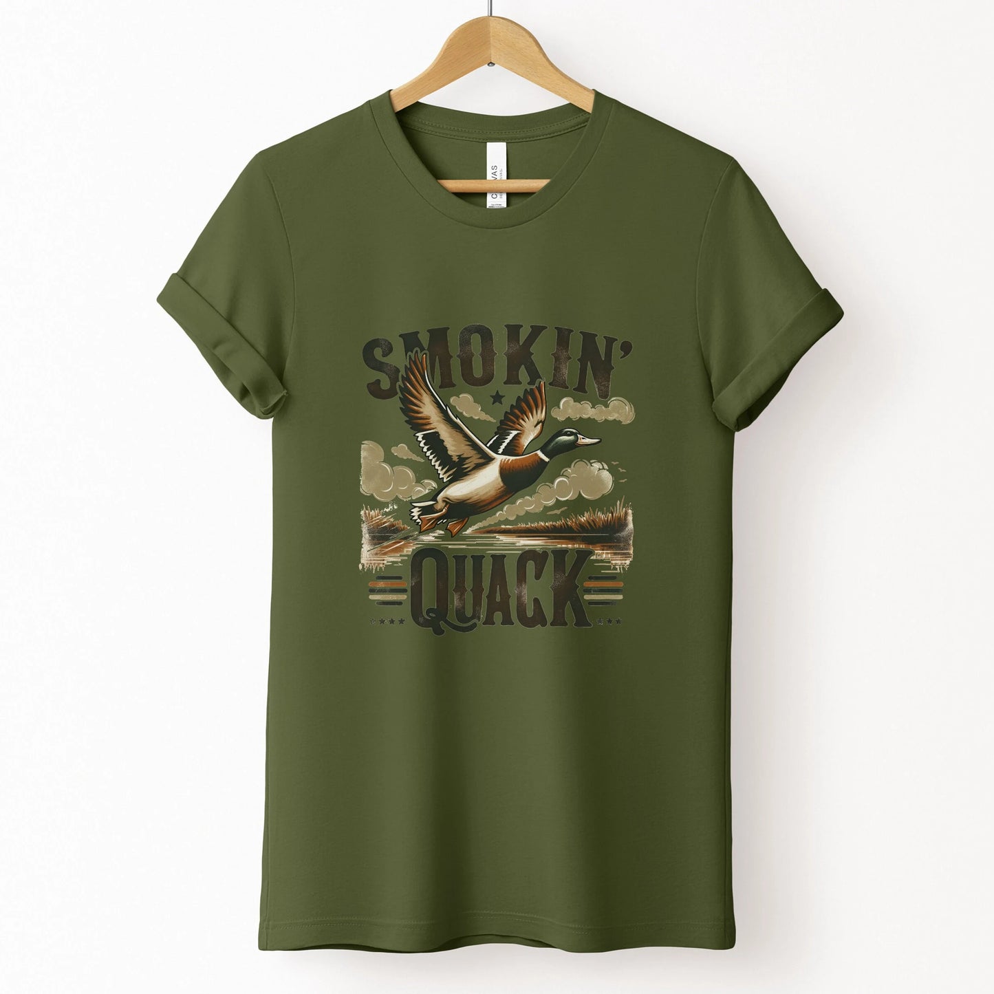 Smokin' Quack Graphic Unisex t-shirt
