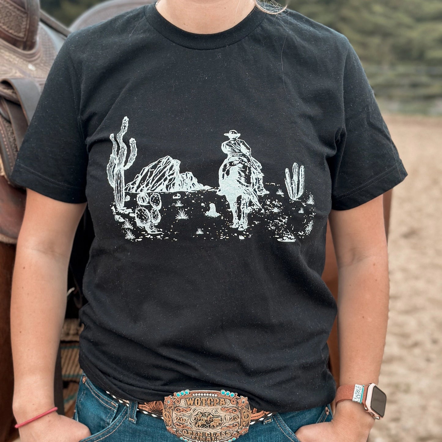 Lonesome Desert Cowboy Graphic Unisex Tee