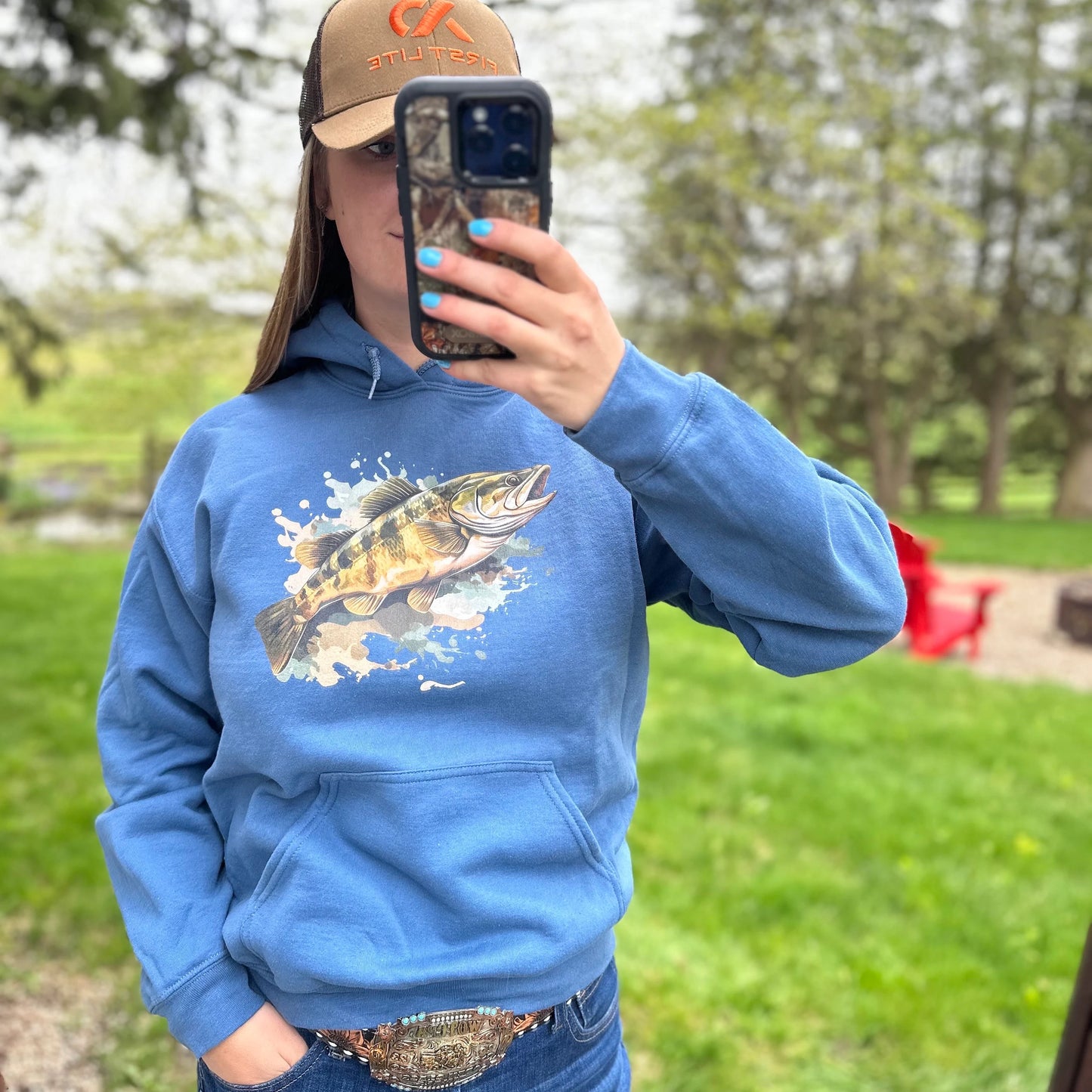 Camo Bass Unisex Hoodie