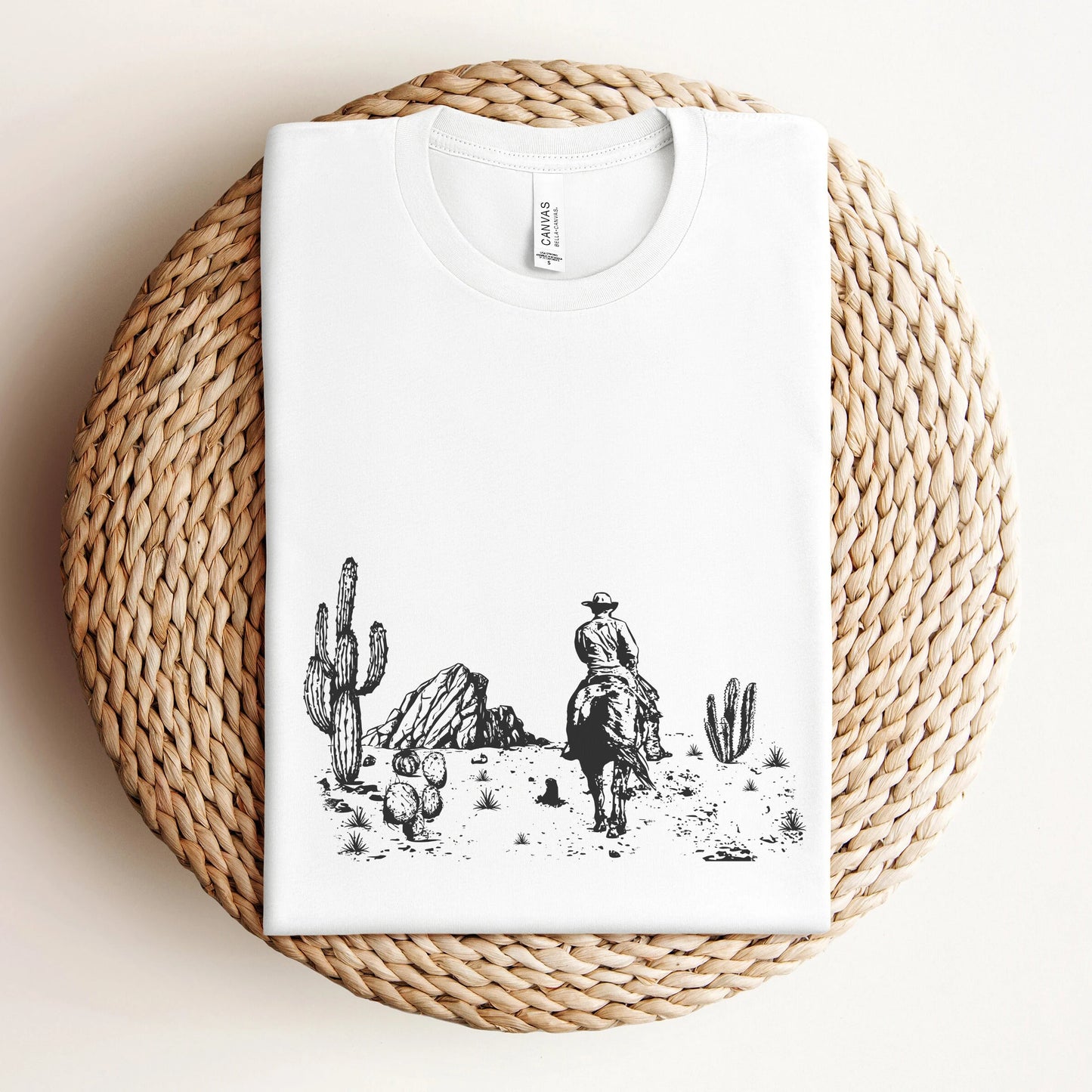Lonesome Desert Cowboy Graphic Unisex Tee