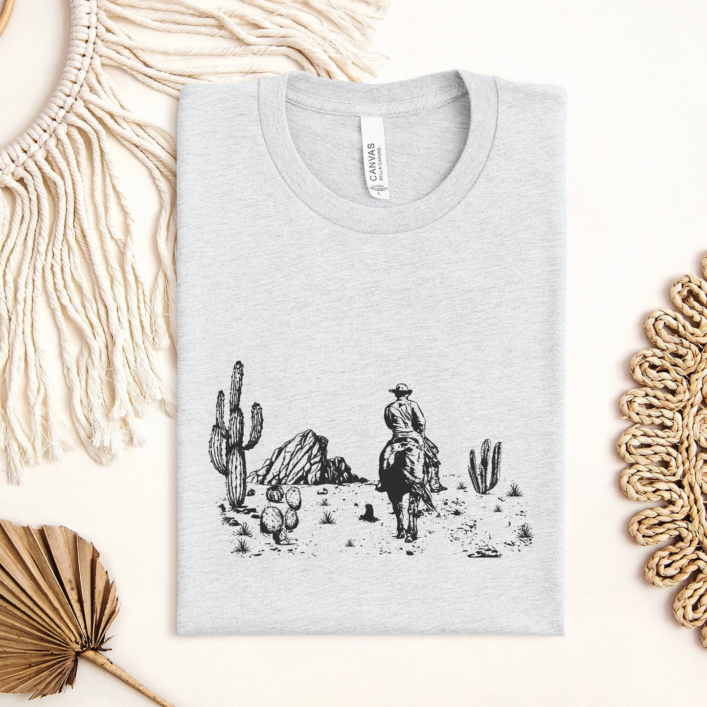 Lonesome Desert Cowboy Graphic Unisex Tee