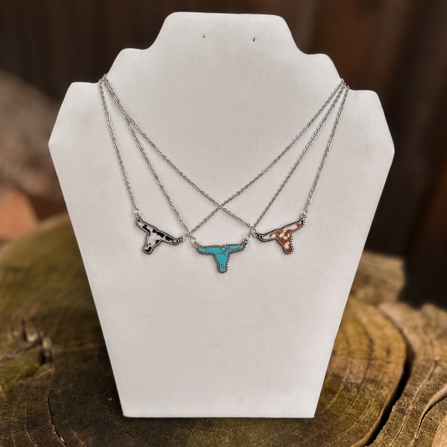 Longhorn Steer Necklace
