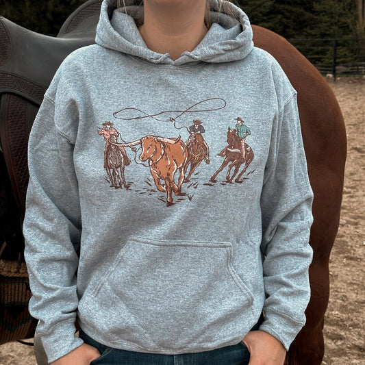 Roping Steers Unisex Graphic Hoodie