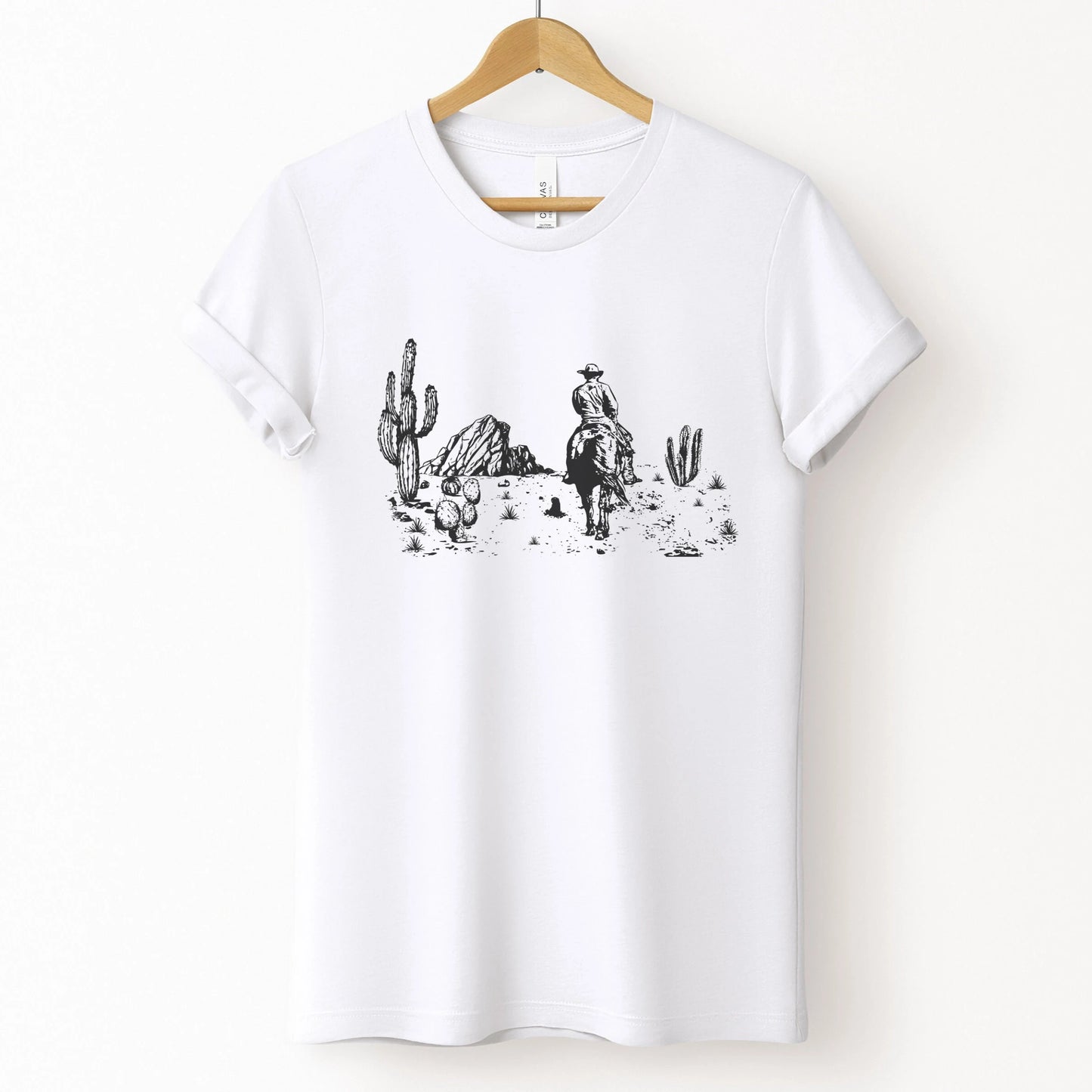 Lonesome Desert Cowboy Graphic Unisex Tee