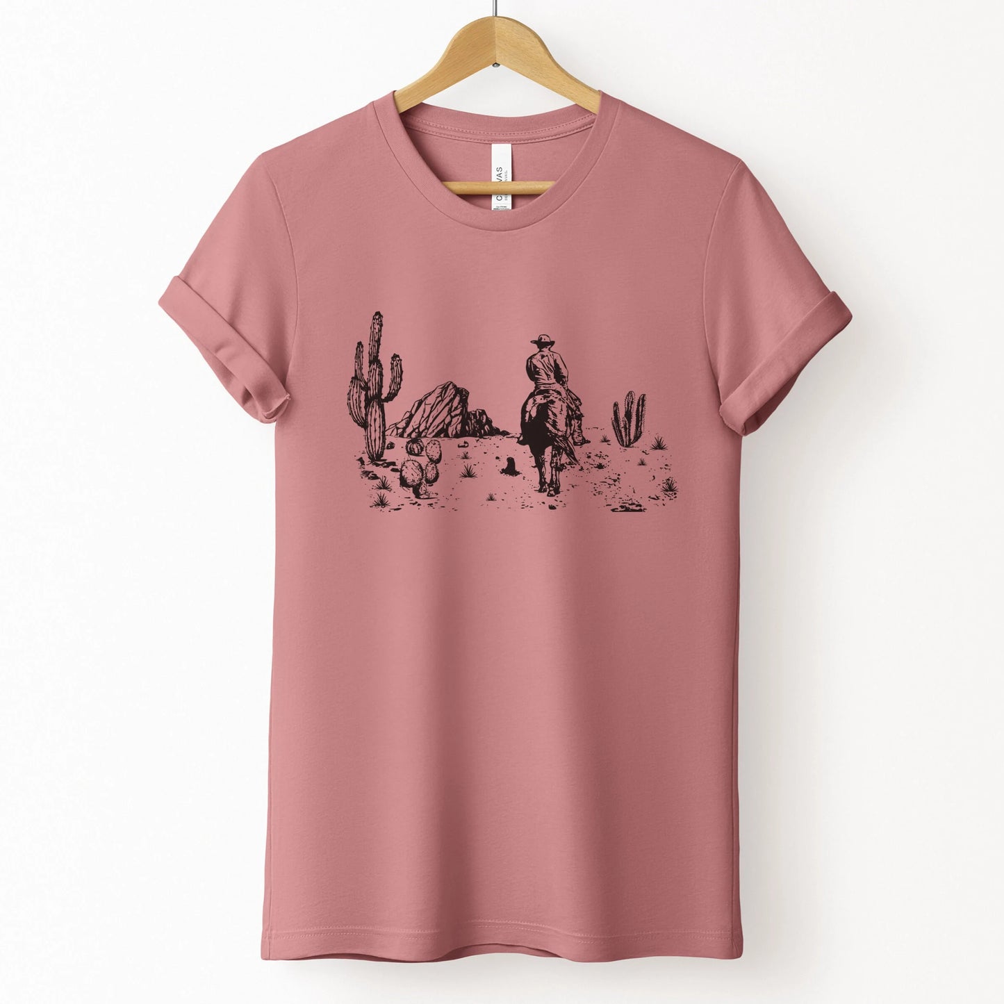 Lonesome Desert Cowboy Graphic Unisex Tee