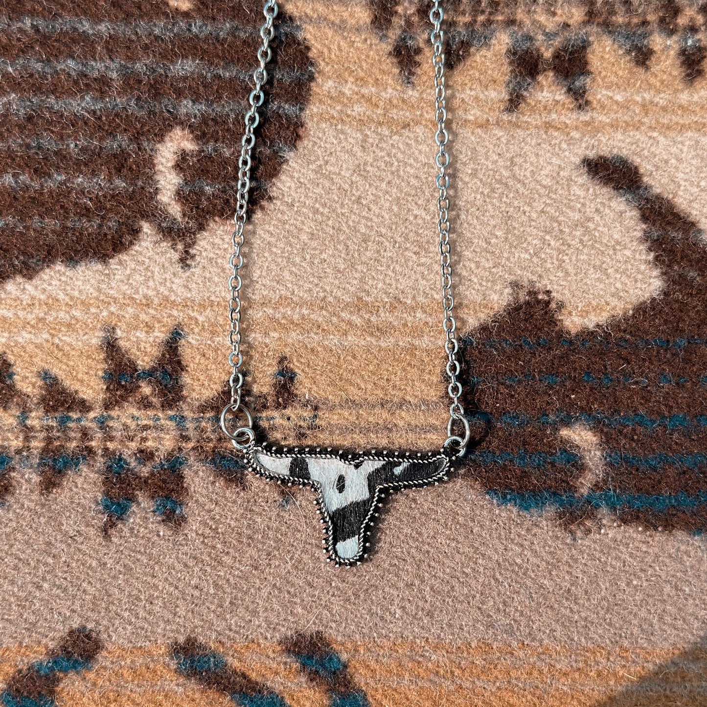 Longhorn Steer Necklace