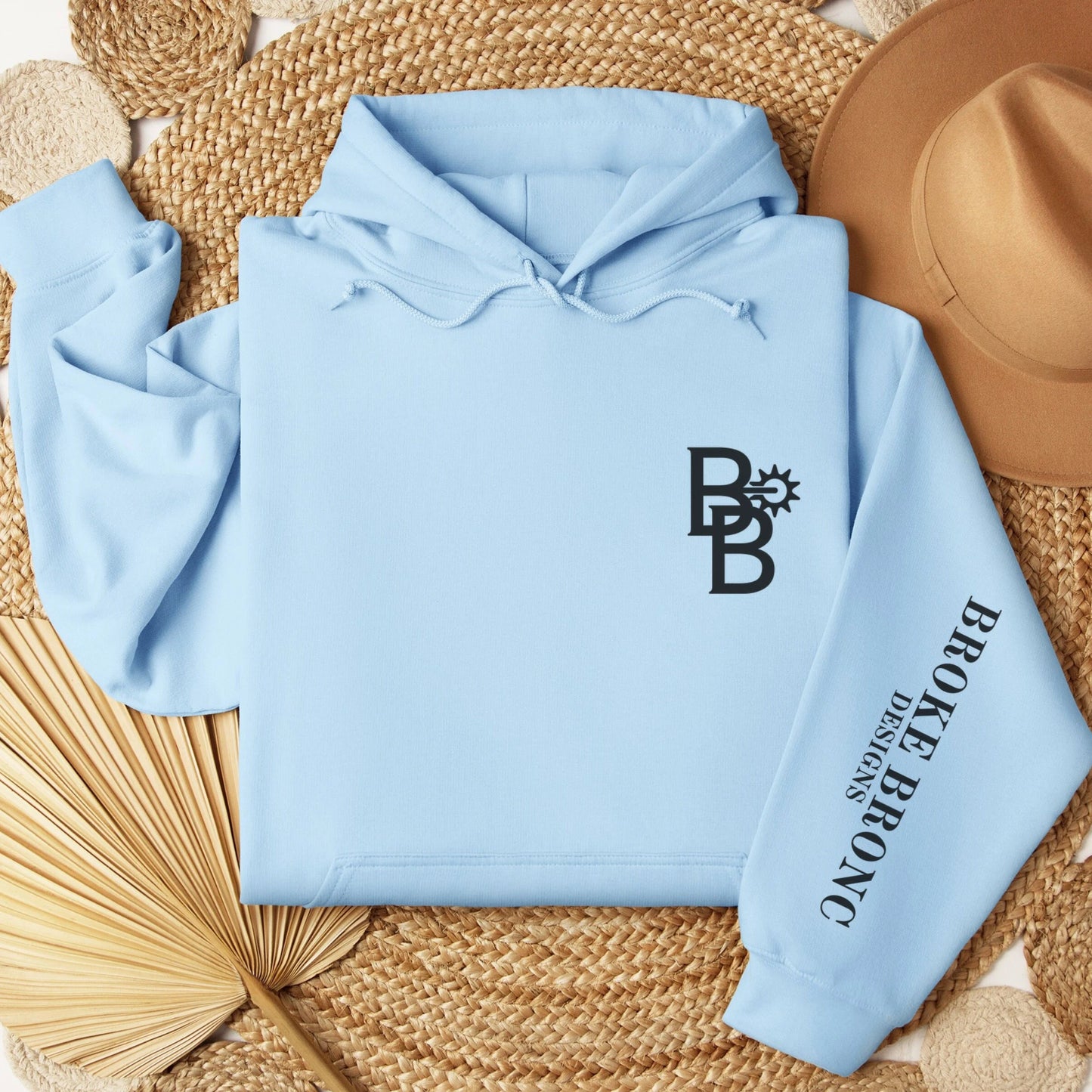 BB Designs Corner Logo Unisex Hoodie