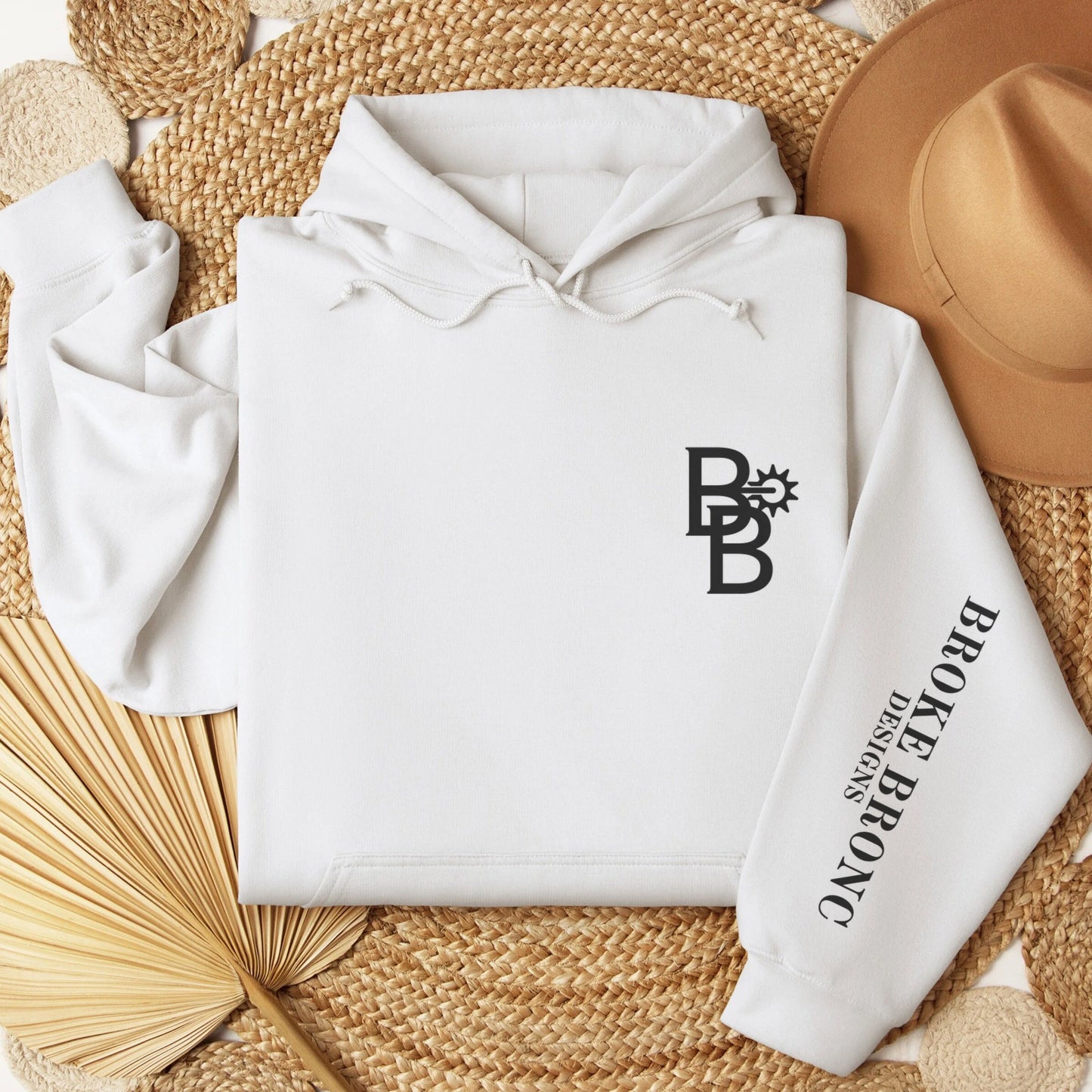 BB Designs Corner Logo Unisex Hoodie