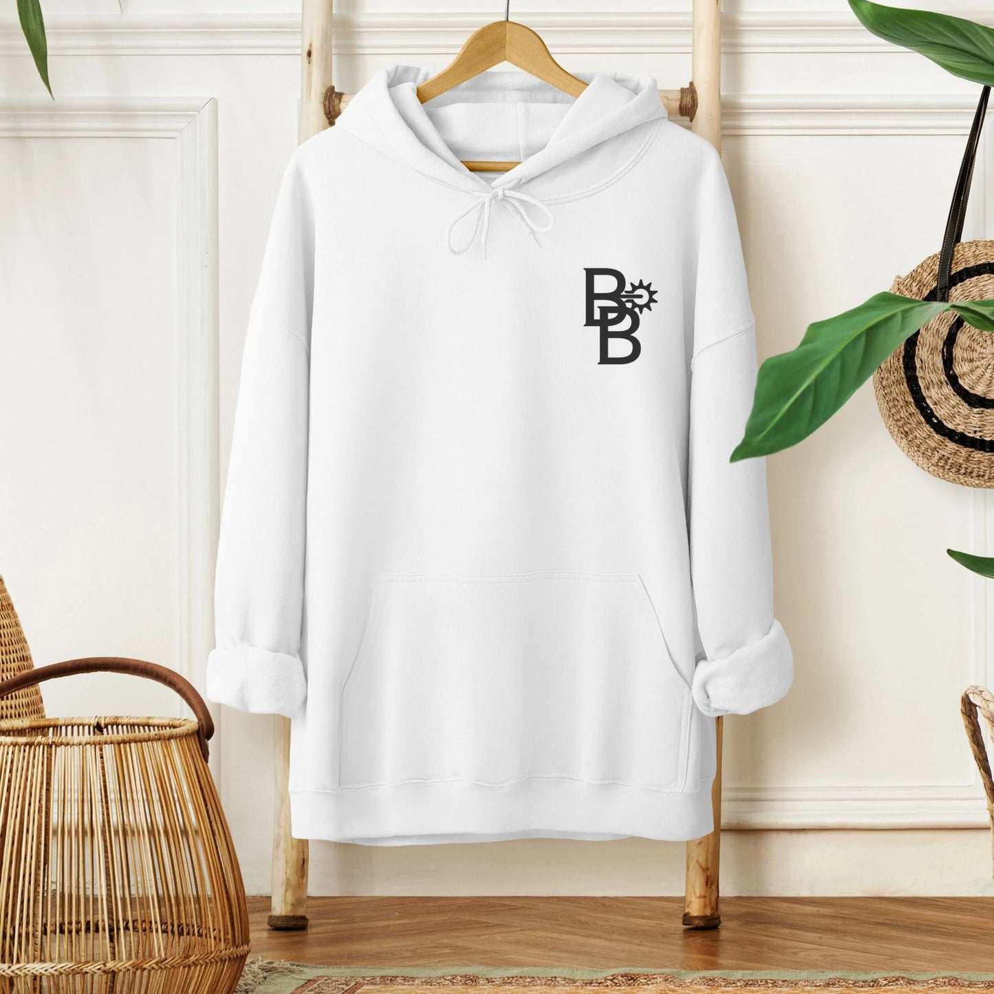 BB Designs Corner Logo Unisex Hoodie