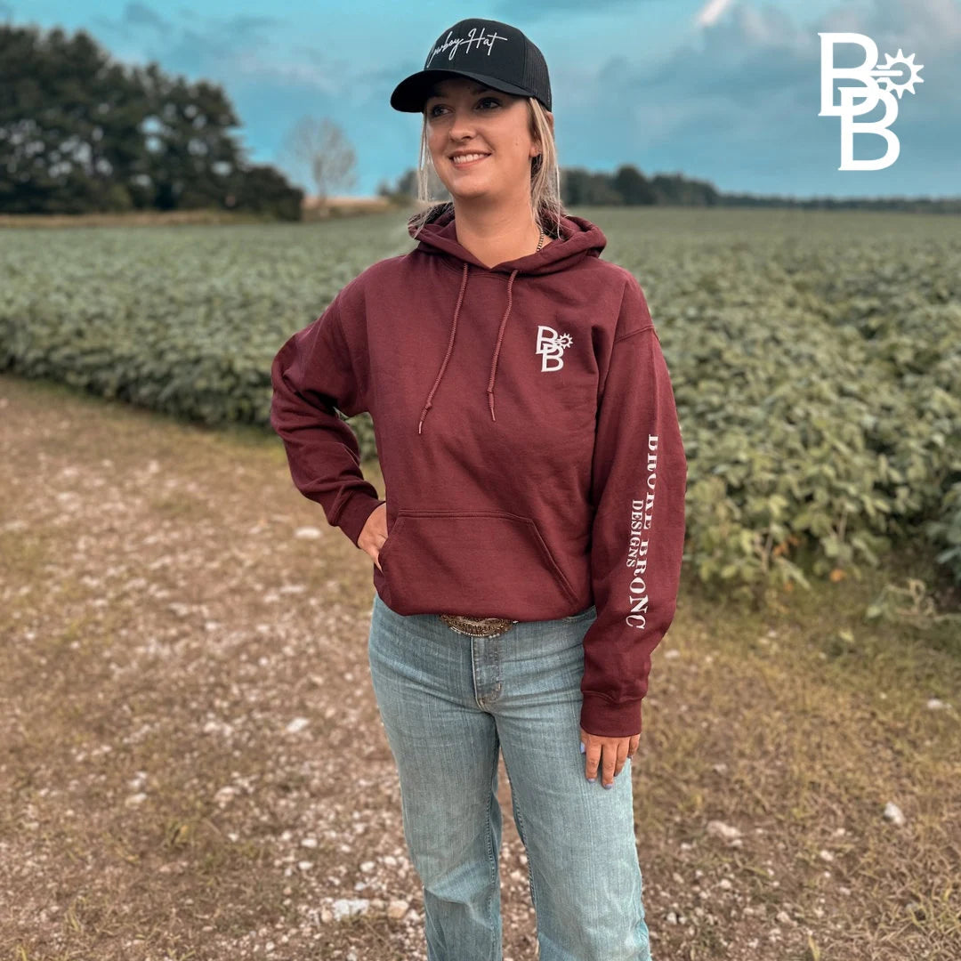 BB Designs Corner Logo Unisex Hoodie