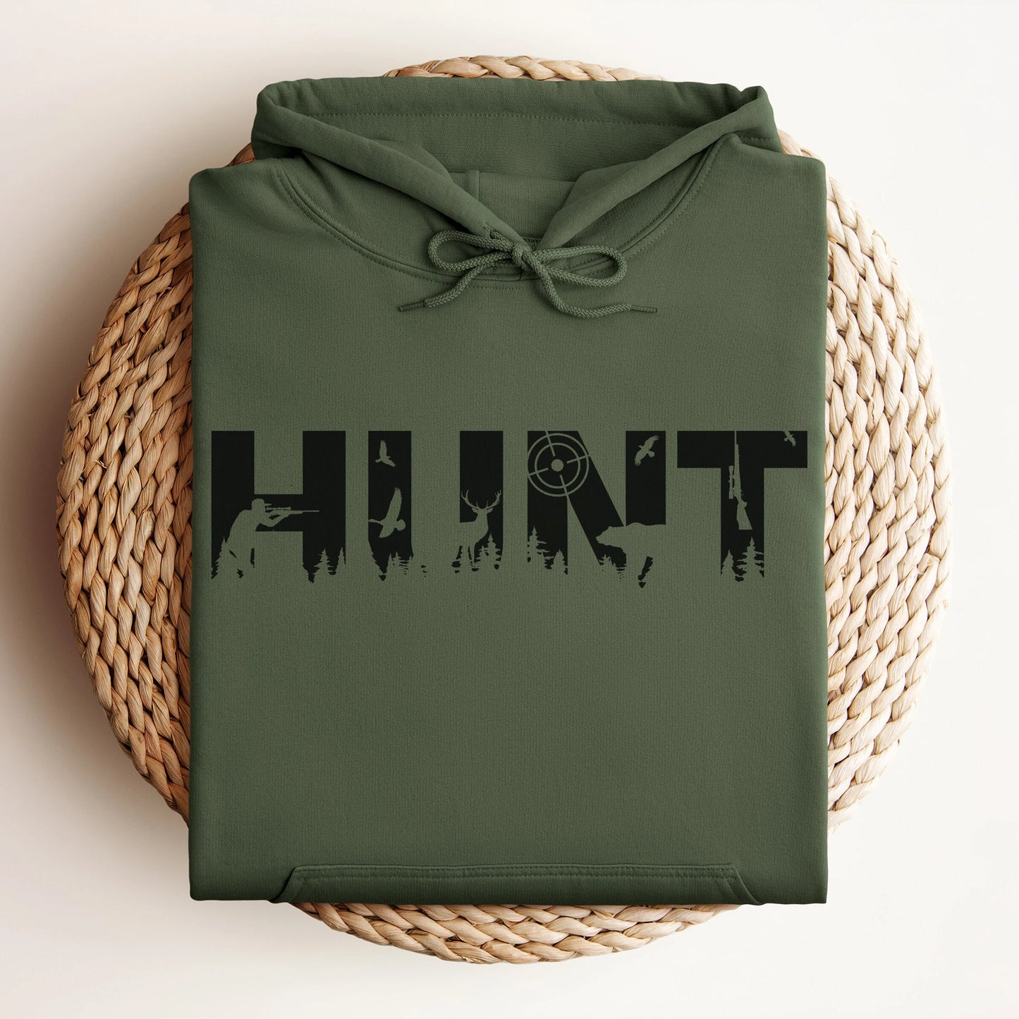 HUNT Graphic Unisex Hoodie