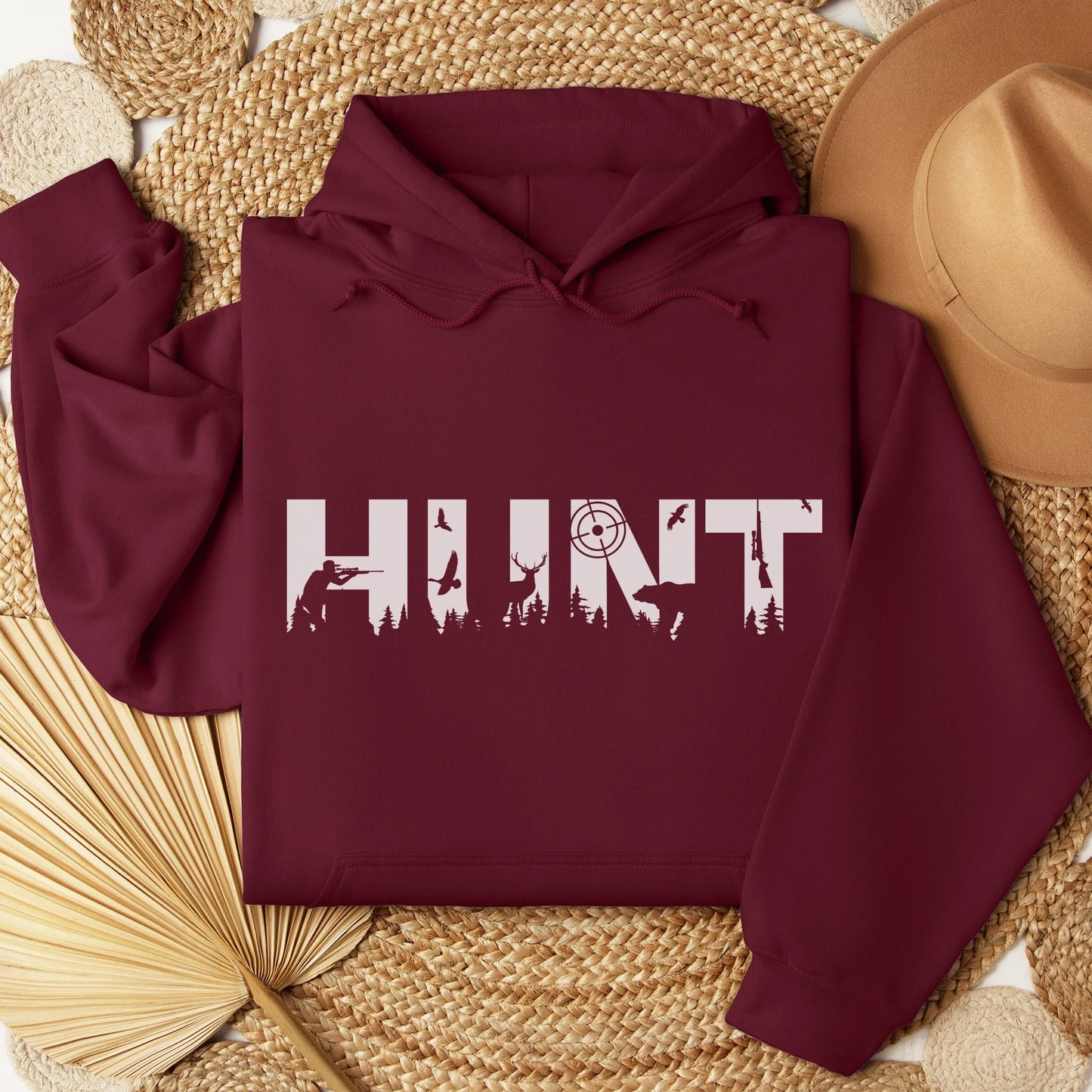 HUNT Graphic Unisex Hoodie