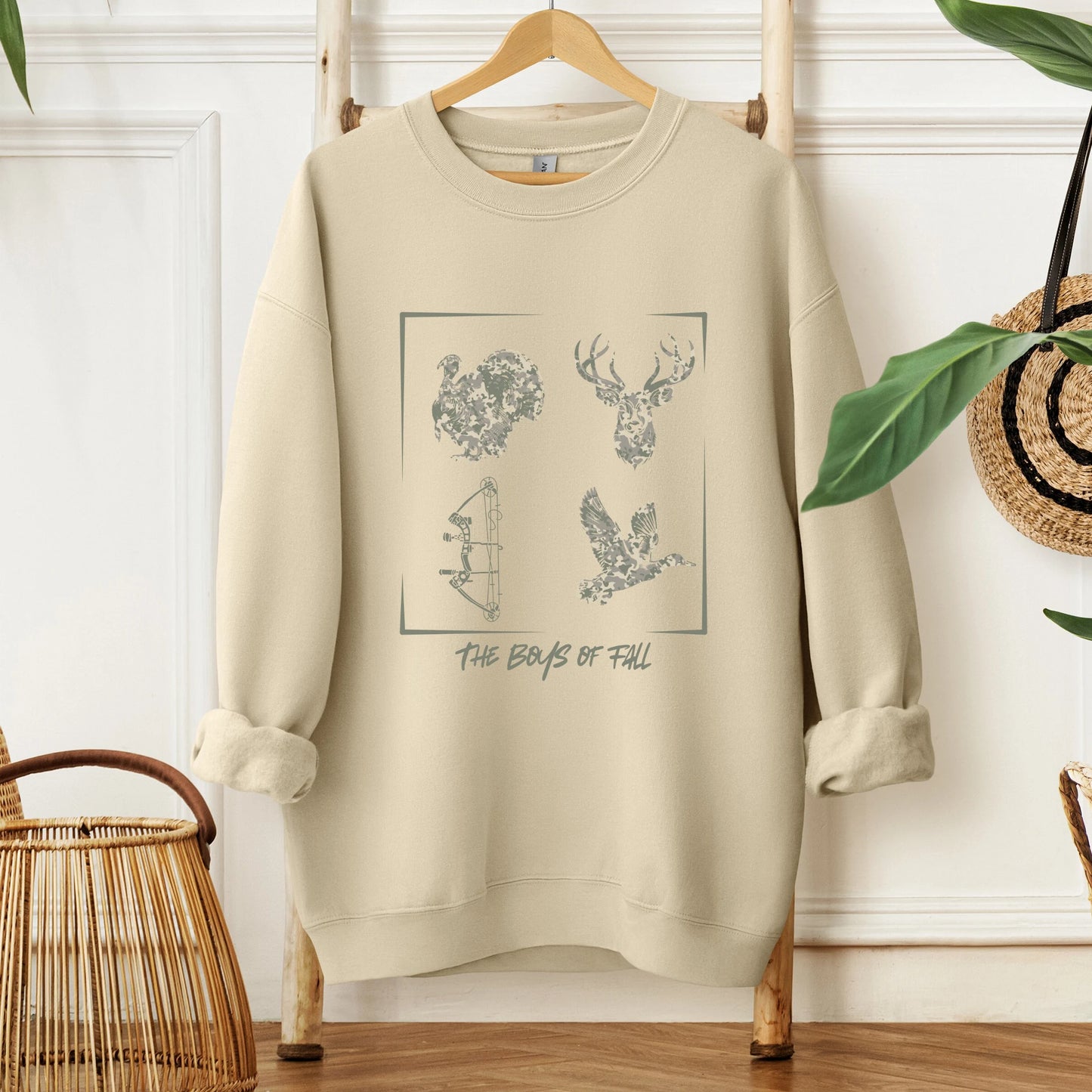 Boys of Fall Graphic Unisex Crewneck