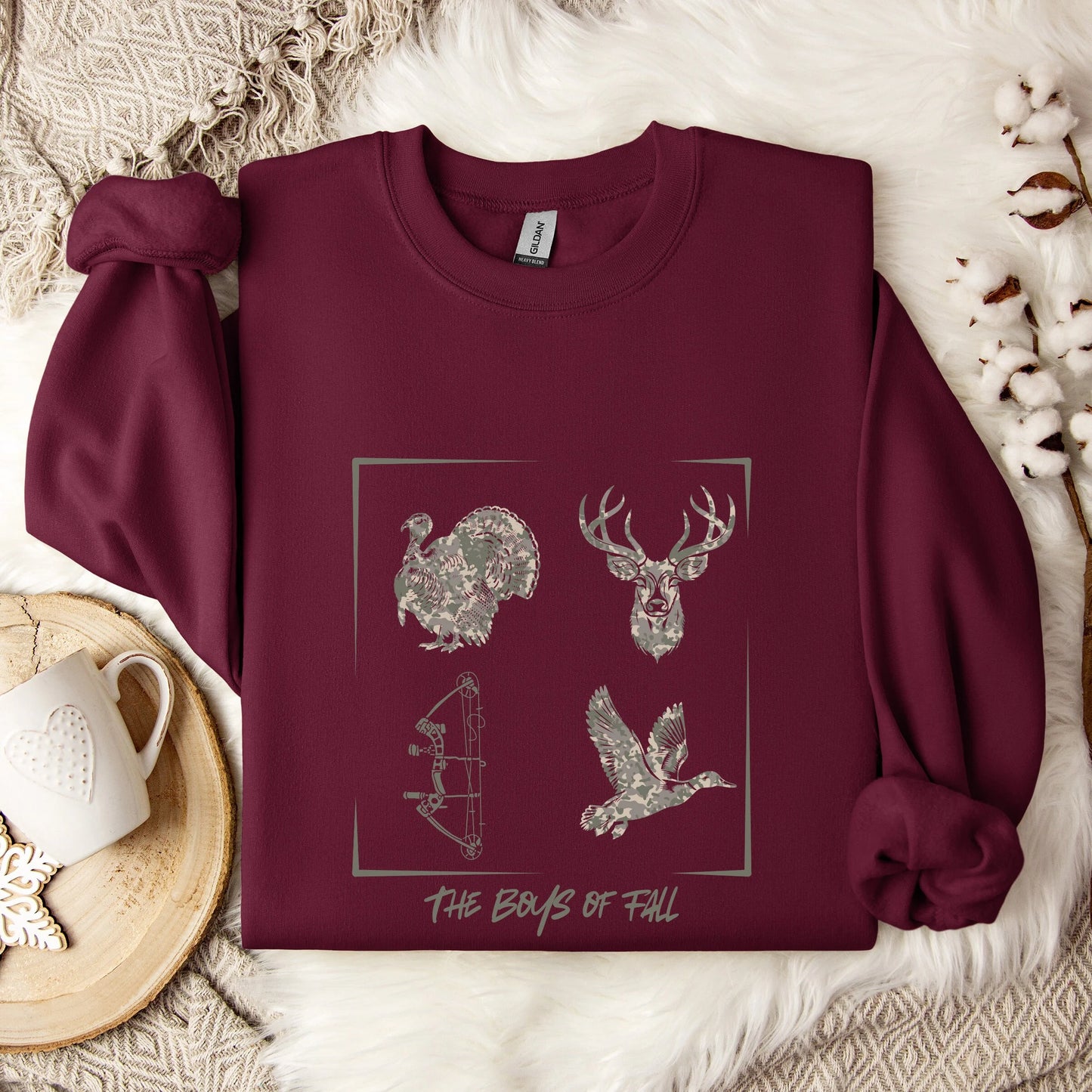 Boys of Fall Graphic Unisex Crewneck