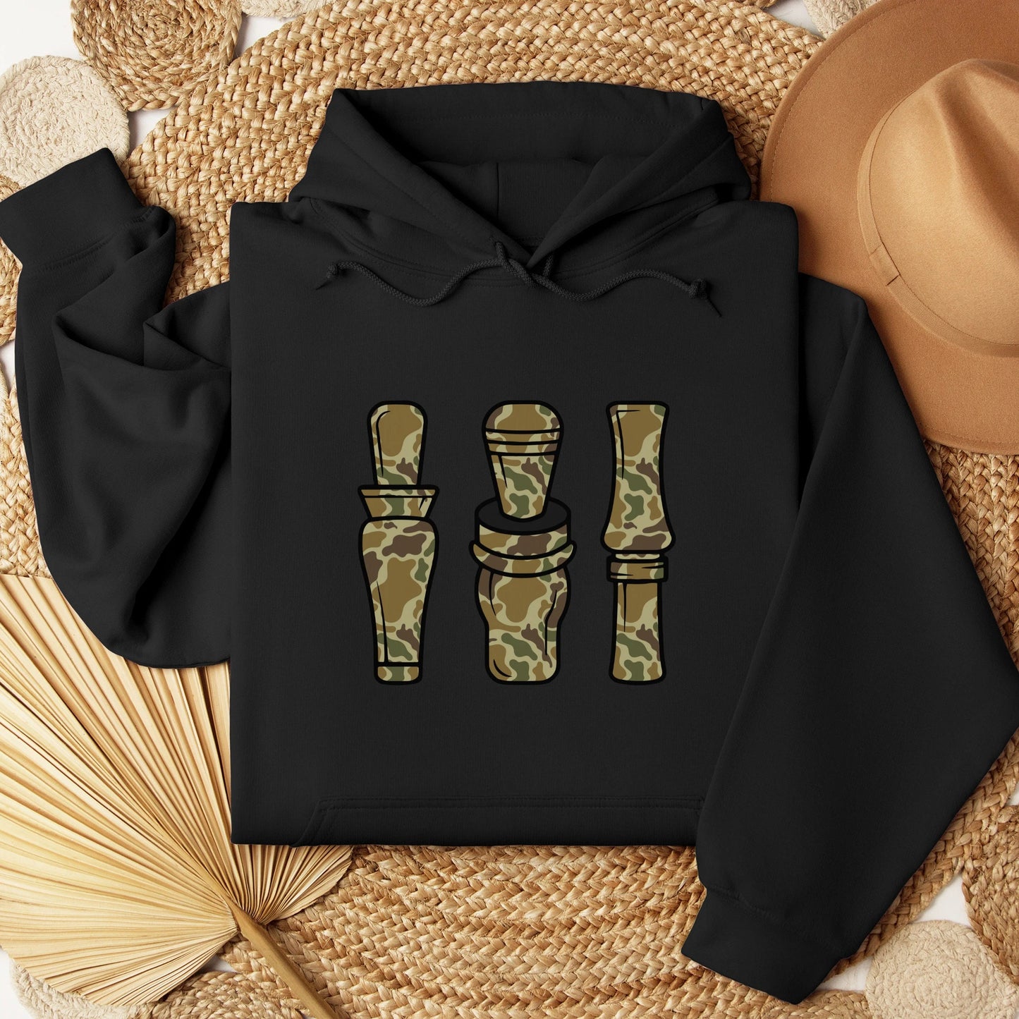 Duck Camo Calls Graphic Hoodie