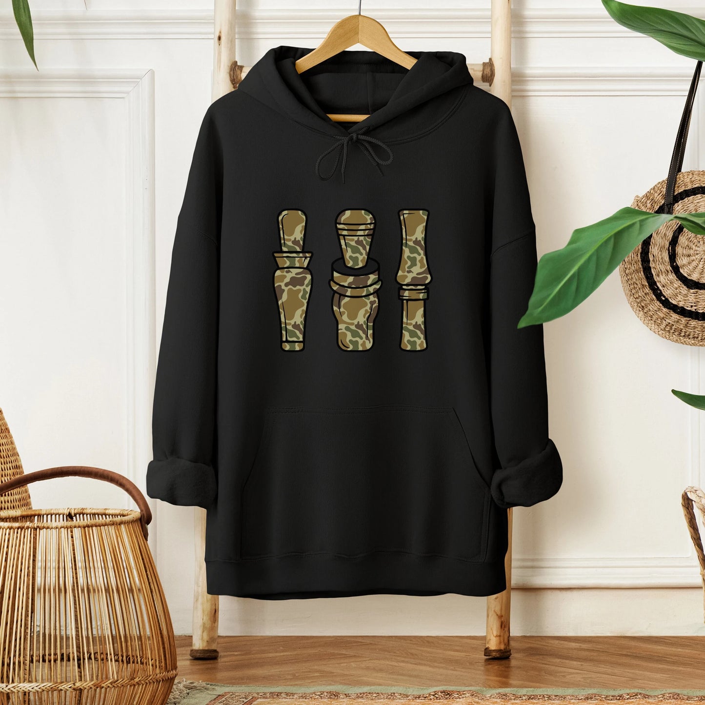 Duck Camo Calls Graphic Hoodie