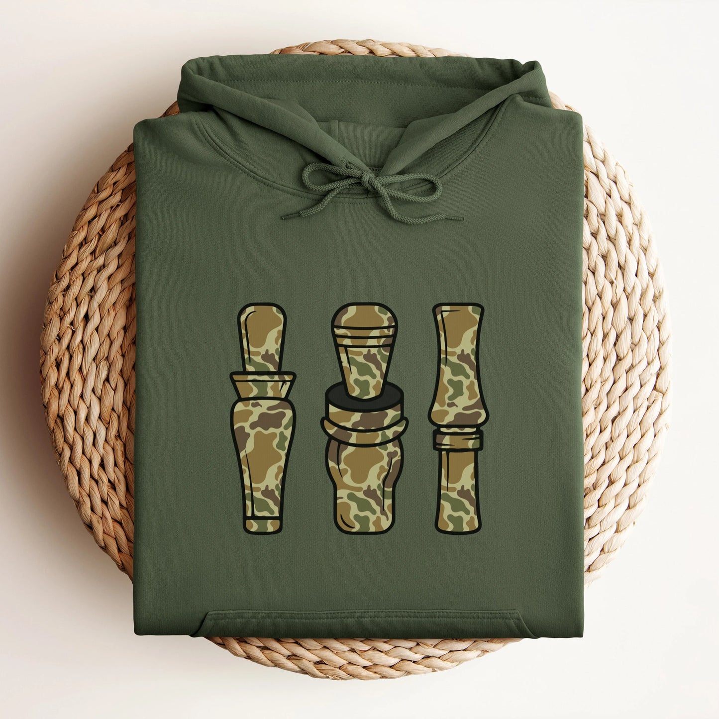 Duck Camo Calls Graphic Hoodie