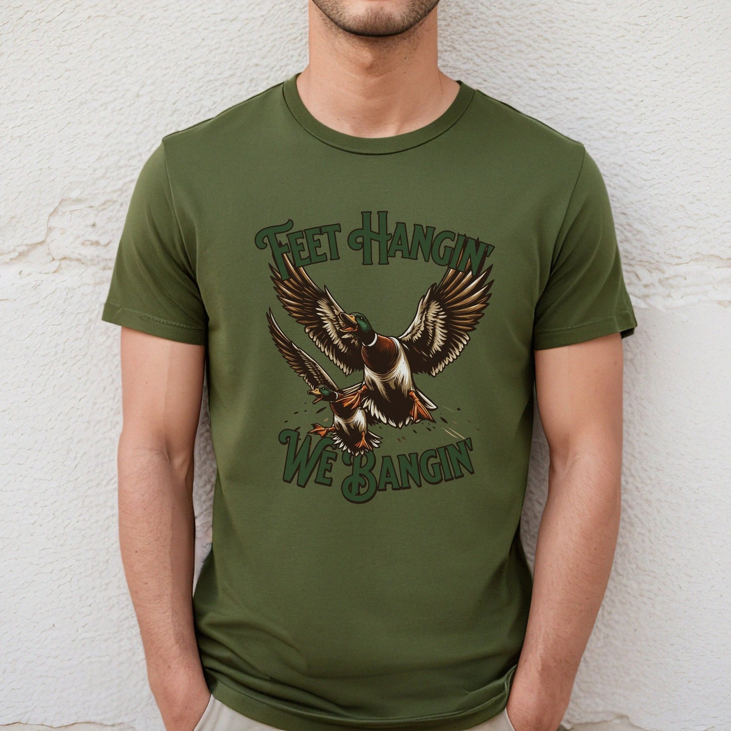 Feet Hangin' We Bangin' Graphic Tee Unisex t-shirt