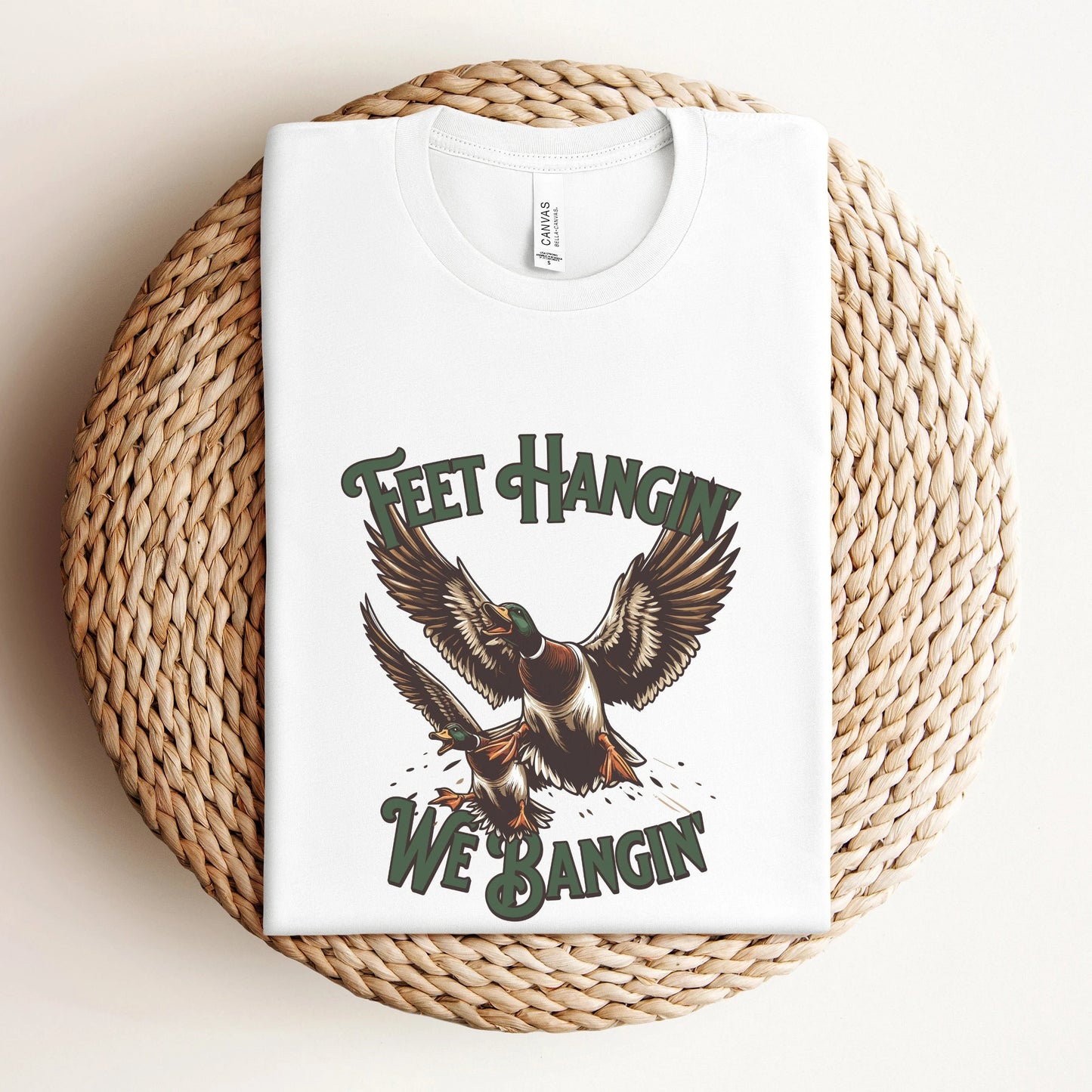 Feet Hangin' We Bangin' Graphic Tee Unisex t-shirt