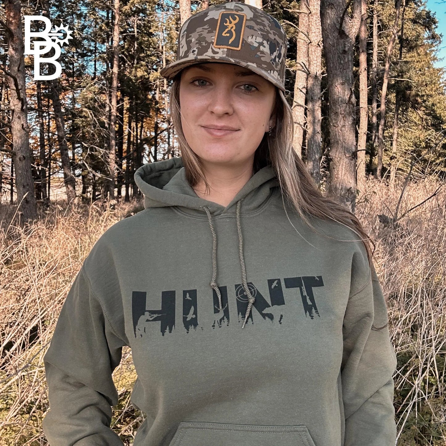 HUNT Graphic Unisex Hoodie
