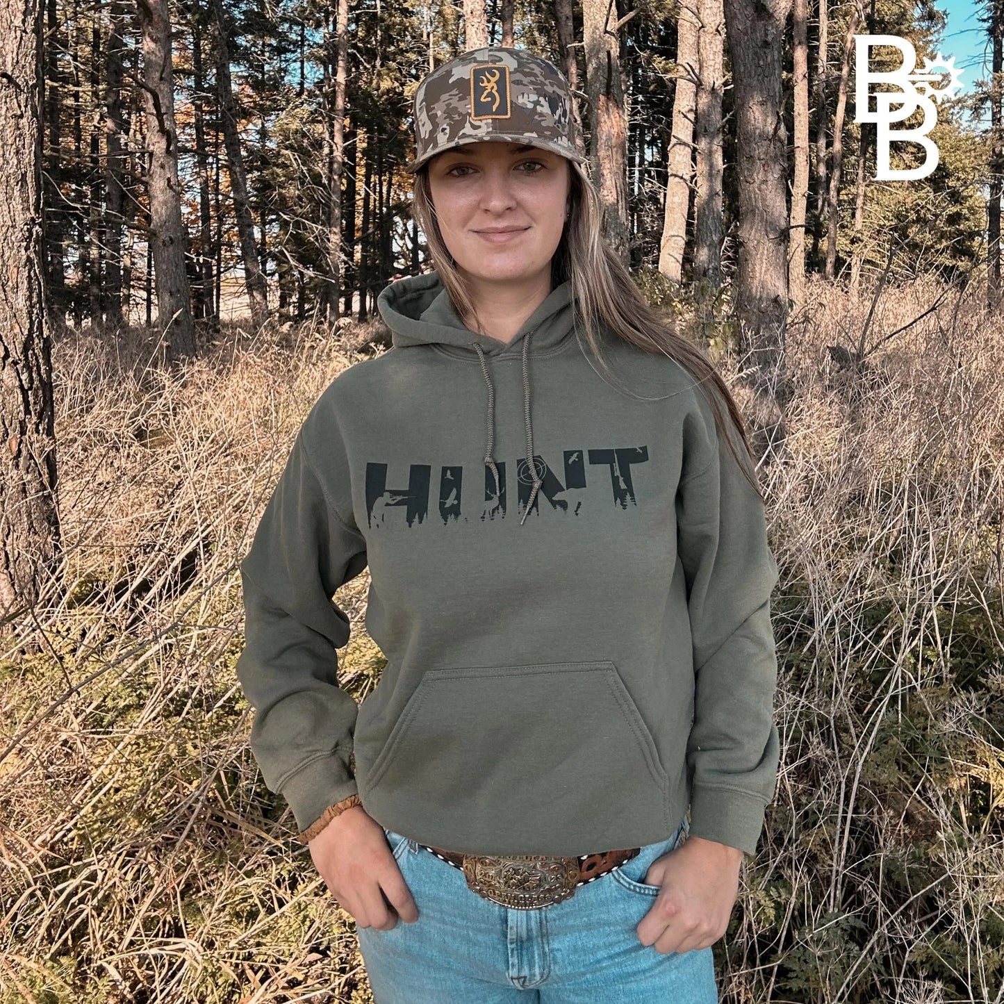 HUNT Graphic Unisex Hoodie