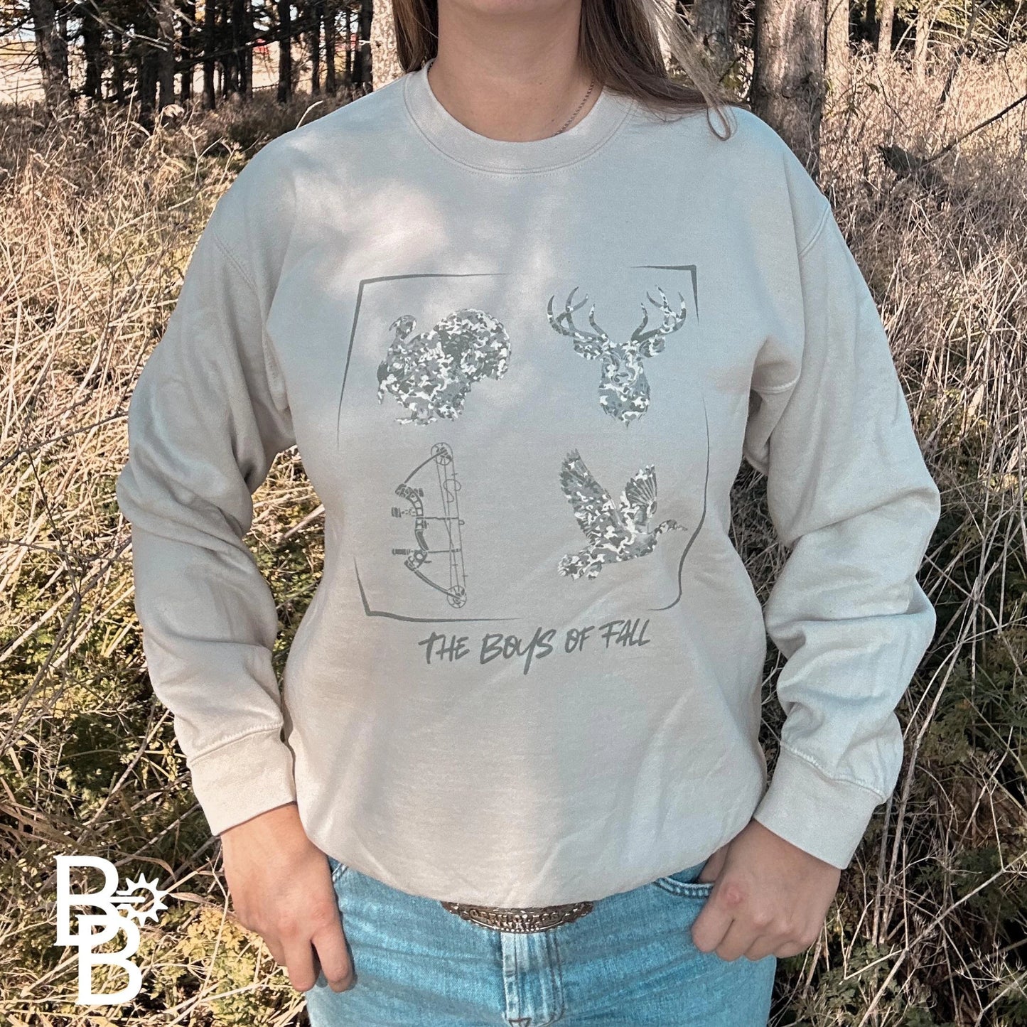 Boys of Fall Graphic Unisex Crewneck