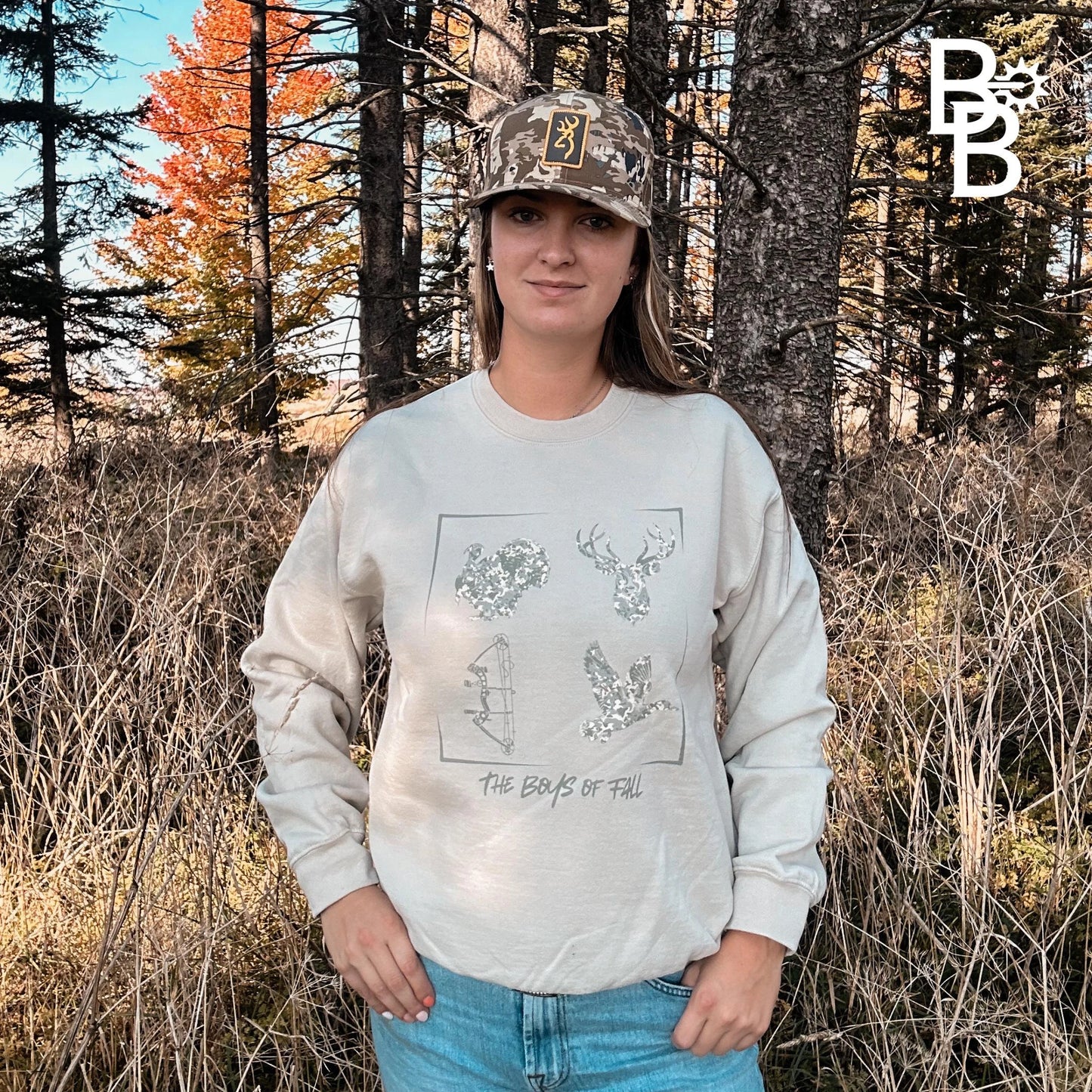 Boys of Fall Graphic Unisex Crewneck