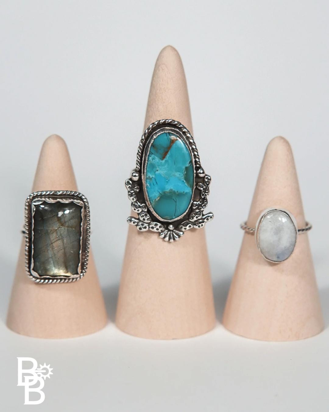 Rainbow Moonstone Ring (Size 7)