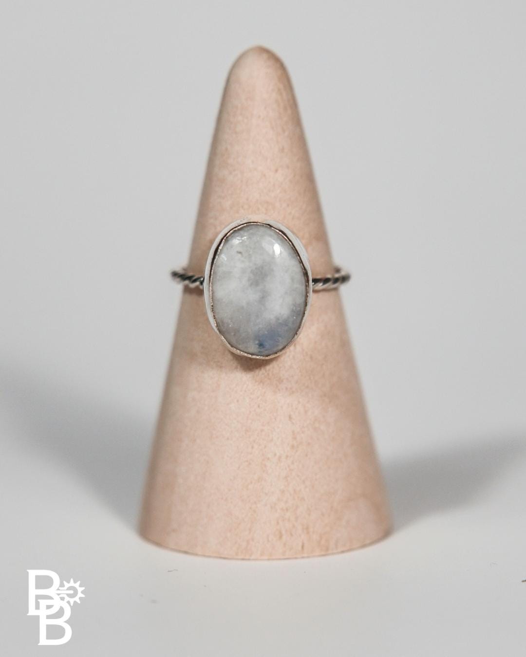 Rainbow Moonstone Ring (Size 7)