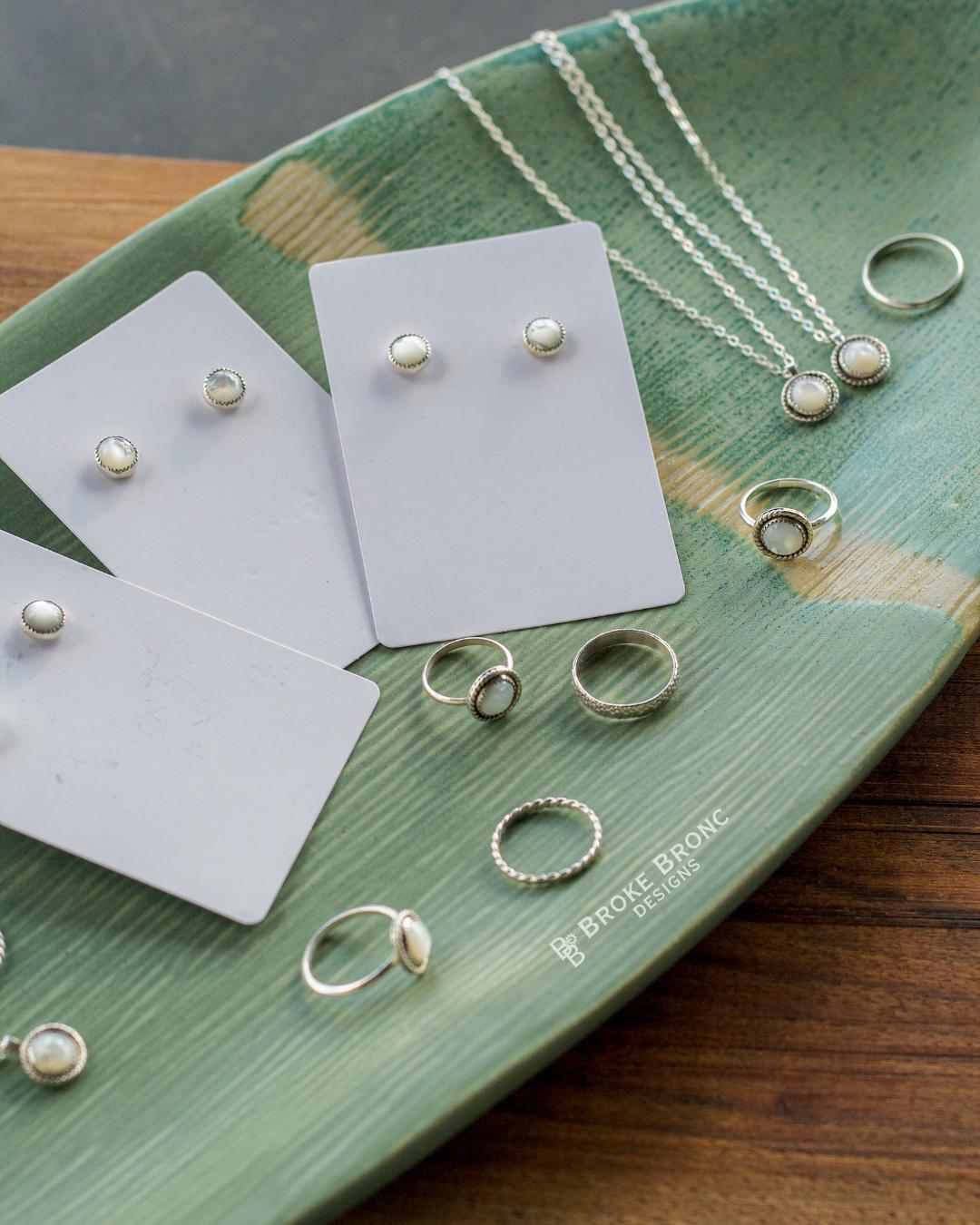 Mother of Pearl Sterling Silver Ring