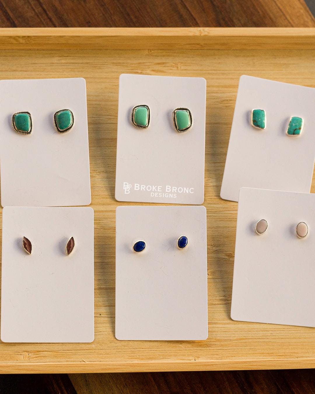 Mississippi Pink Shell 8x10mm Sterling Silver Stud Earrings