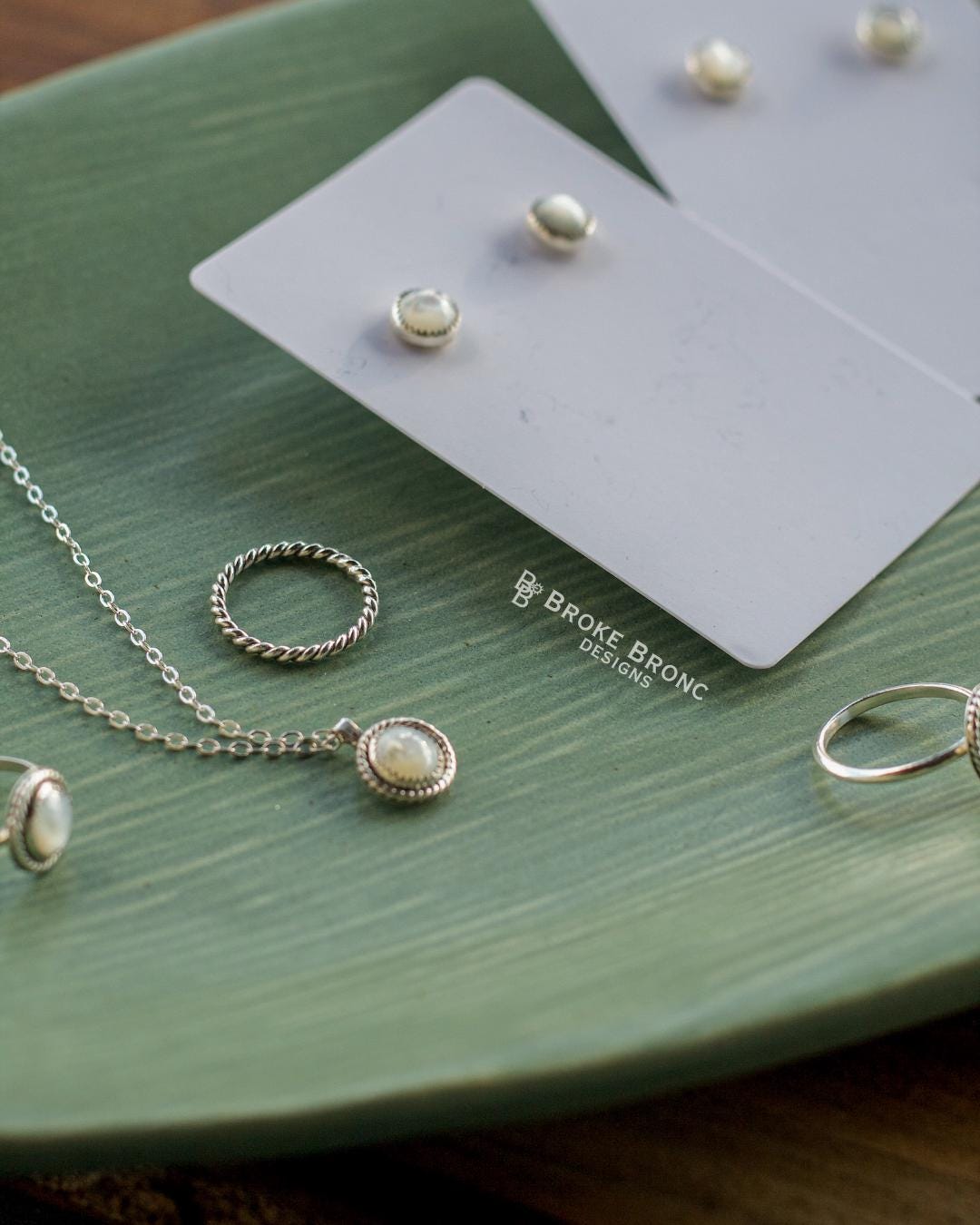 Mother of Pearl Sterling Silver Necklace